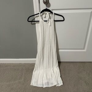 Lane 201 White Halter Neck Dress